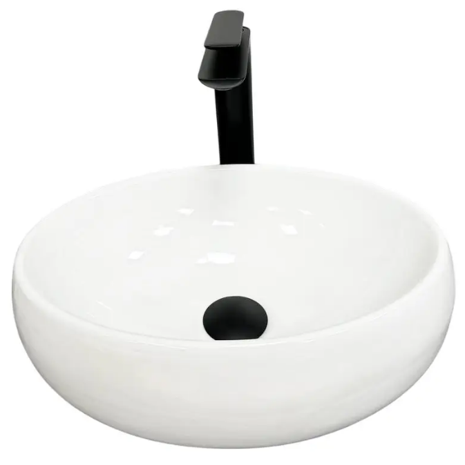 Раковина для ванної кімнати VBI VENETO S 38x27,5 см кераміка білий VBI-012801