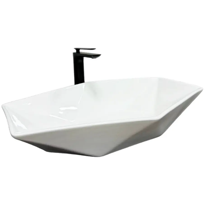 Раковина для ванної кімнати VBI VENEZIA S 57x37 см кераміка білий VBI-012401