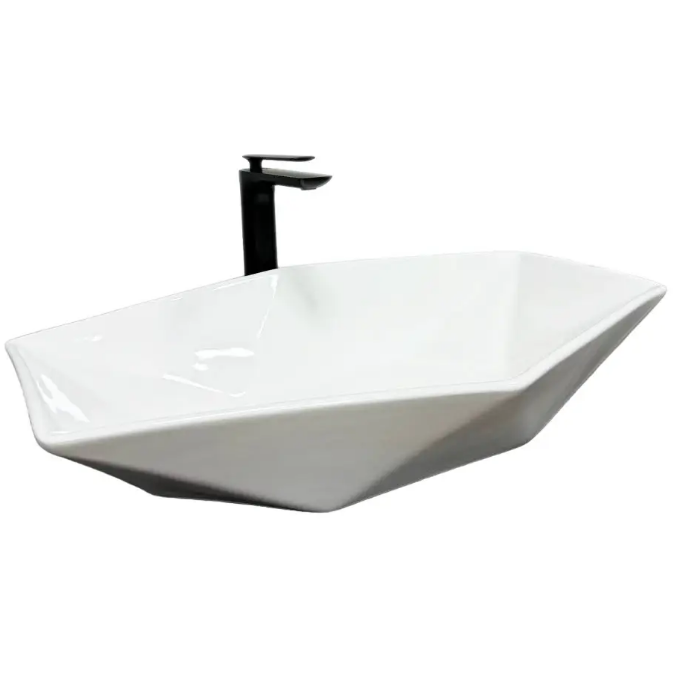 Раковина для ванної кімнати VBI VENEZIA 63,5x41,5 см кераміка білий VBI-012400