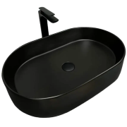 Раковина для ванной VBI VERONA 60 60x37 см керамика черный матовый VBI-011303