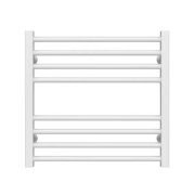 Полотенцесушитель водяной Deffi Lima П8 500х500 боковое левое подключение белый A.LI.50.50.8.W.B