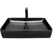Раковина для ванной VBI TRIEST 60,5x35,5 см керамика черный матовый VBI-012701