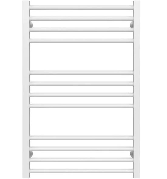 Полотенцесушитель водяной Deffi Lima П12 500х800 боковое левое подключение белый A.LI.80.50.12.W.B