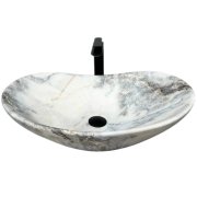 Раковина для ванної кімнати VBI TURIN 60,5x35,5 см кераміка граніт матовий VBI-011503