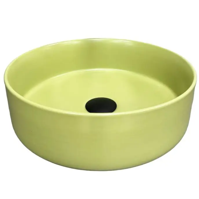 Раковина для ванной VBI PRATO 35,5x35,5 см керамика оливковый матовый VBI-011402