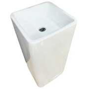 Раковина для ванной VBI LUKKA 40x40 см керамика белый VBI-019002