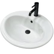 Раковина для ванной VBI SALERNO 56x47,5 см керамика белый VBI-018000