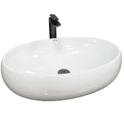 Раковина для ванної кімнати VBI VENETO M 56x37 см кераміка білий VBI-012802