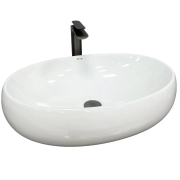 Раковина для ванной VBI VENETO M 56x37 см керамика белый VBI-012802