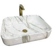 Раковина для ванной VBI PALERMO 50x39 см керамика аякс глянцевый VBI-012302