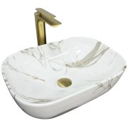 Раковина для ванной VBI RAVENNA  46x32,5 см керамика аякс глянцевый VBI-011205