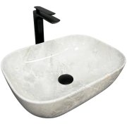 Раковина для ванной VBI RAVENNA 46,5x32,5 см керамика светлый камень глянцевый VBI-011206