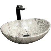 Раковина для ванной VBI PARMA 41,5x33,5 см керамика камень матовый VBI-011005