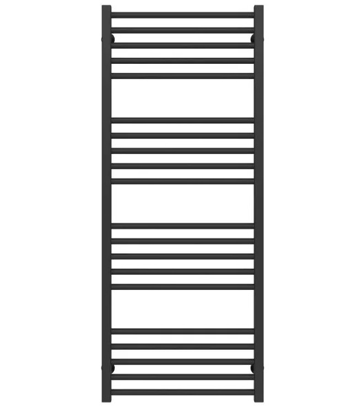 Полотенцесушитель водяной Deffi Lima П20 500х1300 боковое правое подключение черный  A.LI.130.50.20.B.C