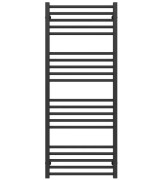 Полотенцесушитель водяной Deffi Lima П20 500х1300 боковое правое подключение черный  A.LI.130.50.20.B.C