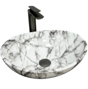 Раковина для ванной VBI PARMA 41,5x33,5 см керамика серый матовый VBI-011010