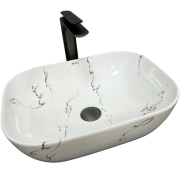 Раковина для ванной VBI RAVENNA S 40x30,5 см керамика мармо глянцевый VBI-012305