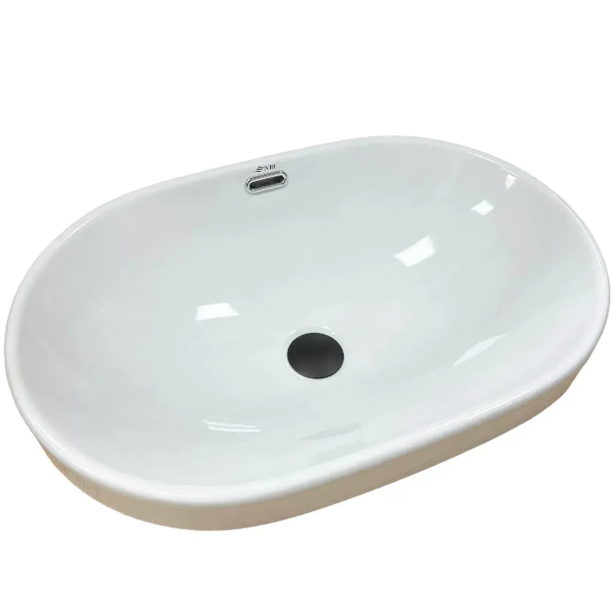 Раковина для ванної кімнати VBI GAETA 61x40 см кераміка білий VBI-018014