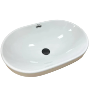 Раковина для ванної кімнати VBI GAETA 61x40 см кераміка білий VBI-018014