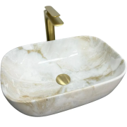 Раковина для ванной VBI RAVENNA  46x32,5 см керамика лабрадорит глянцевый VBI-011212