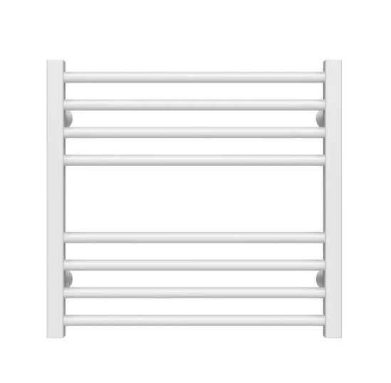 Сушка для рушників водяна Deffi Lima П8 600х500 бічне ліве підключення білий A.LI.50.60.8.W.B