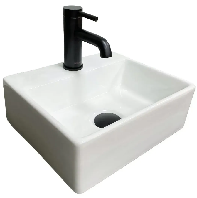 Раковина для ванної кімнати VBI KOMO 33,5x29,5 см кераміка білий VBI-015600