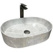 Раковина для ванной VBI VERONA 50 50x34 см керамика серый камень VBI-011310