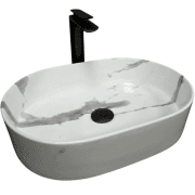 Раковина для ванної кімнати VBI VERONA 50 50x34 см кераміка природний мармур глянсовий VBI-011311