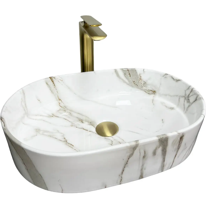 Раковина для ванной VBI VERONA 50 50x34 см керамика аякс глянцевый VBI-011312