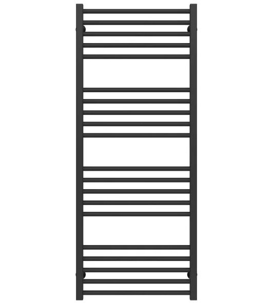 Сушка для рушників водяна Deffi Lima П20 500х1300 бічне ліве підключення чорний A.LI.130.50.20.B.B