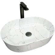 Раковина для ванної кімнати VBI VERONA 50 50x34 см кераміка мармо глянсовий VBI-011313