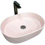 Раковина для ванної кімнати VBI VERONA 50 50x34 см кераміка рожевий матовий VBI-011316