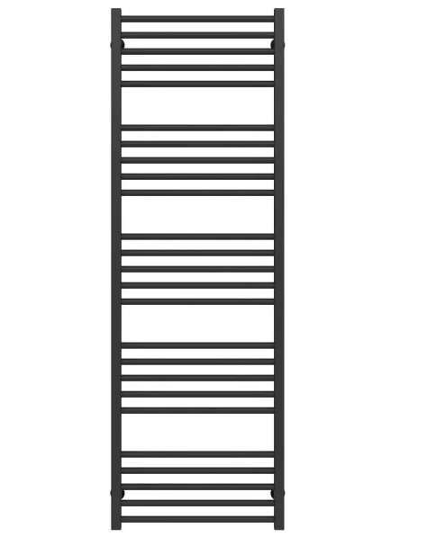 Полотенцесушитель водяной Deffi Lima П25 500х1600 нижнее подключение черный A.LI.160.50.25.B.A