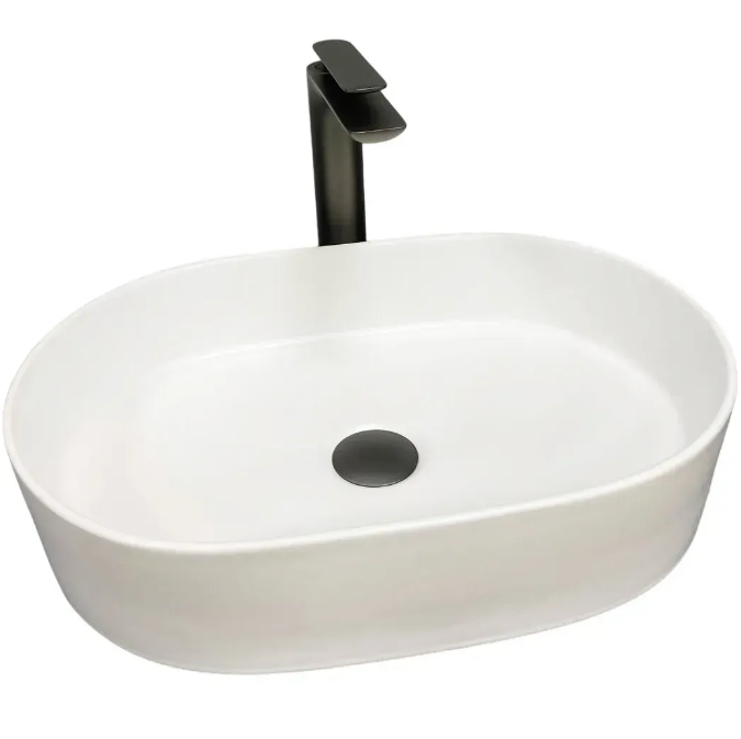 Раковина для ванної кімнати VBI VERONA 50 50x34 см кераміка білий матовий VBI-011320