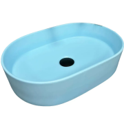 Раковина для ванної кімнати VBI VERONA 50 50x34 см кераміка синій матовий VBI-011321