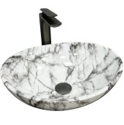 Раковина для ванной VBI PARMA 41,5x33,5 см керамика серый матовый VBI-011010