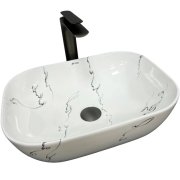 Раковина для ванной VBI RAVENNA 46x32,5 см керамика мармо глянцевый VBI-011210
