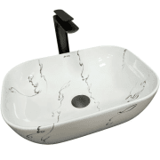 Раковина для ванної кімнати VBI RAVENNA S 40x30,5 см кераміка мармо глянсовий VBI-012305
