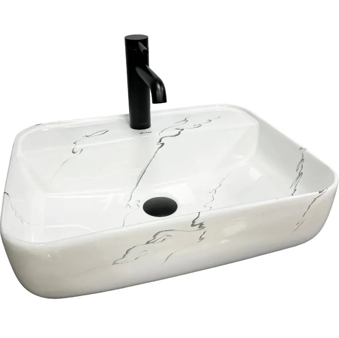Раковина для ванной VBI RAGUSA 49,5x40,5 см керамика мармо глянцевый VBI-014501