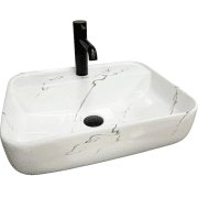 Раковина для ванної кімнати VBI RAGUSA 49,5x40,5 см кераміка мармо глянсовий VBI-014501