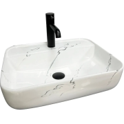 Раковина для ванної кімнати VBI RAGUSA 49,5x40,5 см кераміка мармо глянсовий VBI-014501