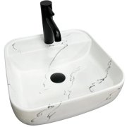 Раковина для ванної кімнати VBI RAGUSA S 39x39,5 см кераміка мармо глянсовий VBI-014502