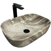 Раковина для ванной VBI RAVENNA 46x32,5 см керамика яшма глянцевая VBI-011211