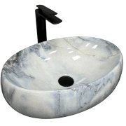 Раковина для ванной VBI VICENZA 46,5x32 см керамика гранит глянцевый VBI-012806