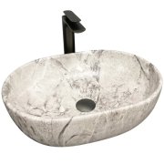 Раковина для ванной VBI MODENA S 48,5x34,5 см керамика камень матовый VBI-012002