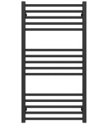 Полотенцесушитель водяной Deffi Lima П15 600х1000 нижнее подключение черный A.LI.100.60.15.B.A