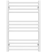 Полотенцесушитель водяной Deffi Lima П12 600х800 нижнее подключение белый A.LI.80.60.12.W.A