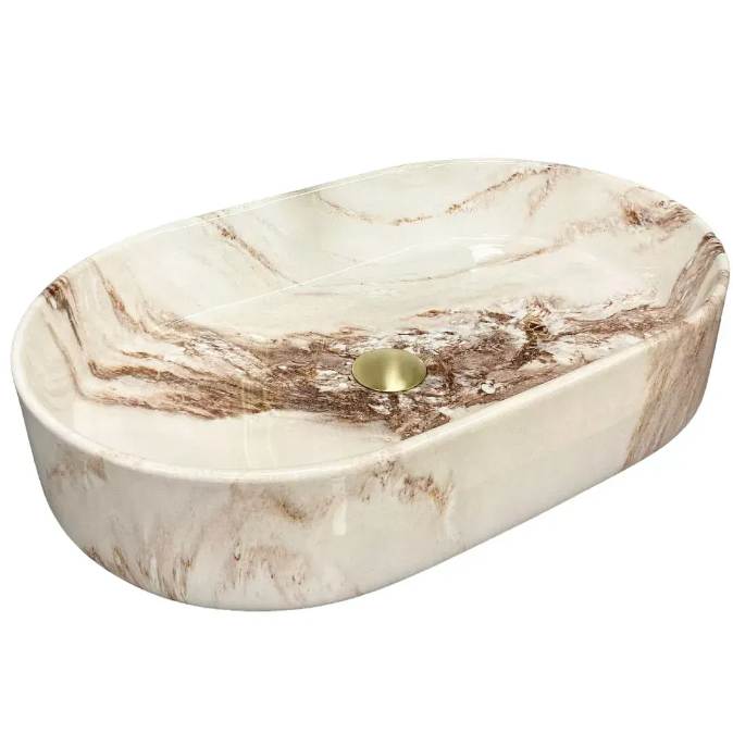 Раковина для ванной VBI VERONA 60 61x38,5 см керамика оникс глянцевый VBI-011322