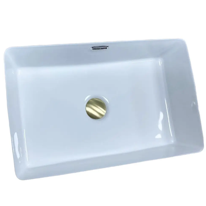 Раковина для ванної кімнати VBI MERANO M 56x37,5 см кераміка білий VBI-018005