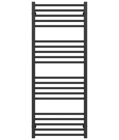 Полотенцесушитель водяной Deffi Lima П20 600х1300 боковое правое подключение черный A.LI.130.60.20.B.C